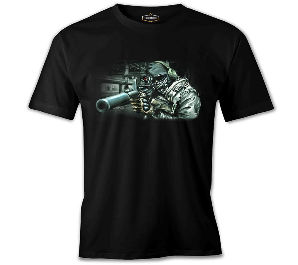 Call of Duty - Ghosts 2 Siyah Erkek Tshirt