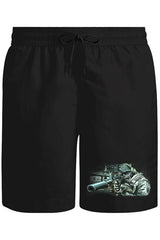 Call of Duty - Ghosts II Unisex Siyah Şort