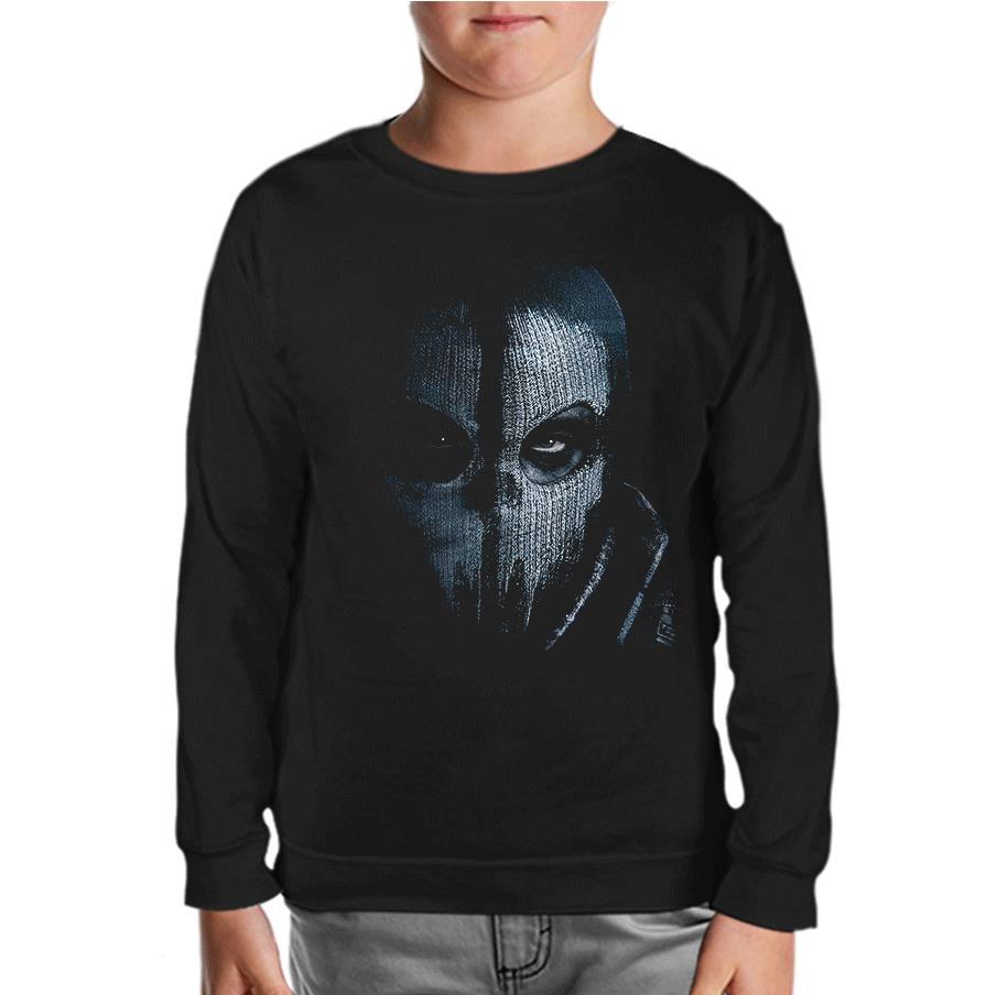 Call of Duty - Ghosts Mask Black Kids Sweatshirt