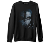 Call of Duty - Ghosts Mask  Siyah Erkek Kalın Sweatshirt