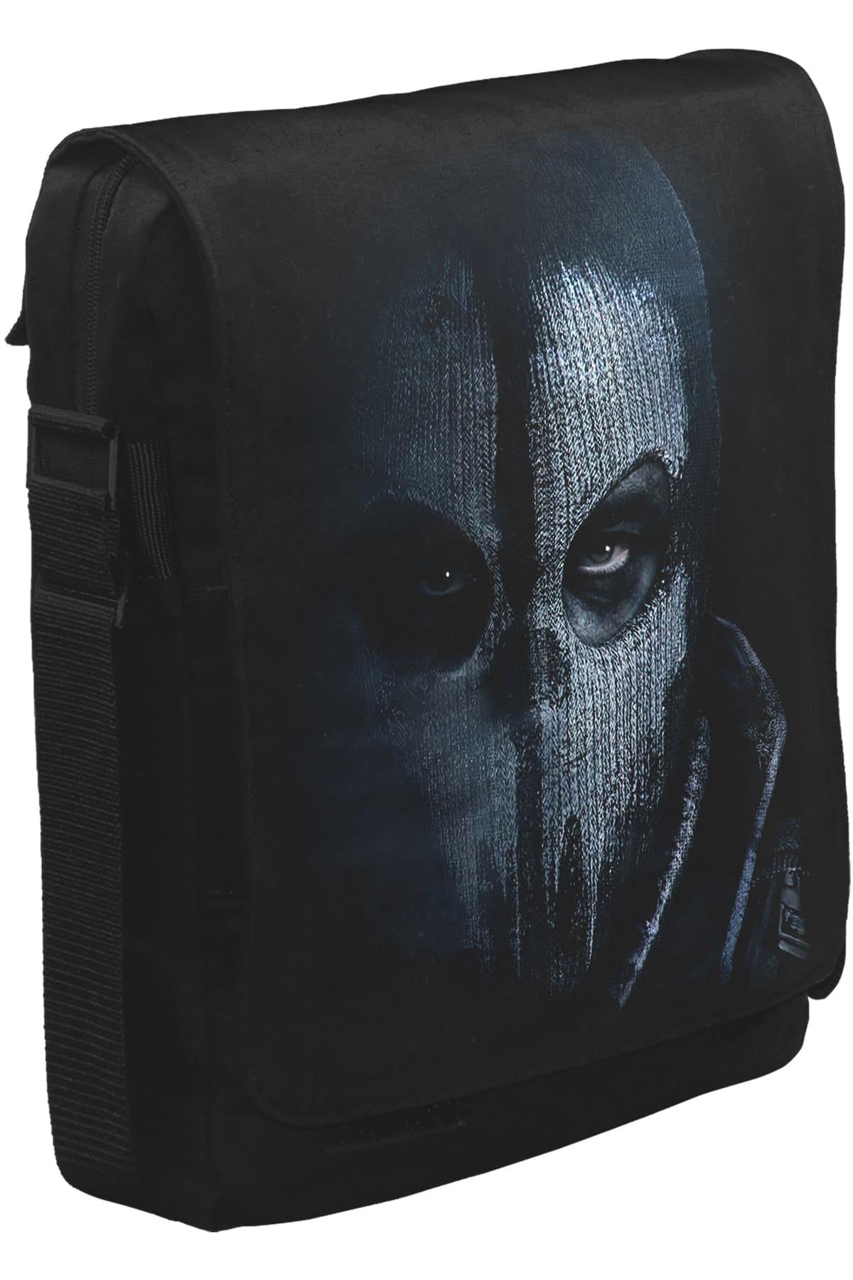 Call of Duty - Ghosts Mask Unisex Siyah Postacı Çanta