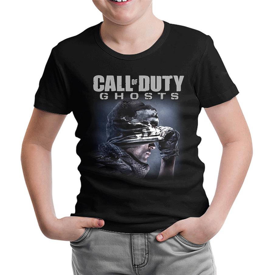 Call of Duty - Ghosts Siyah Çocuk Tshirt
