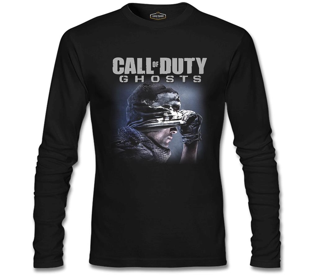 Call of Duty - Ghosts Siyah Erkek Sweatshirt