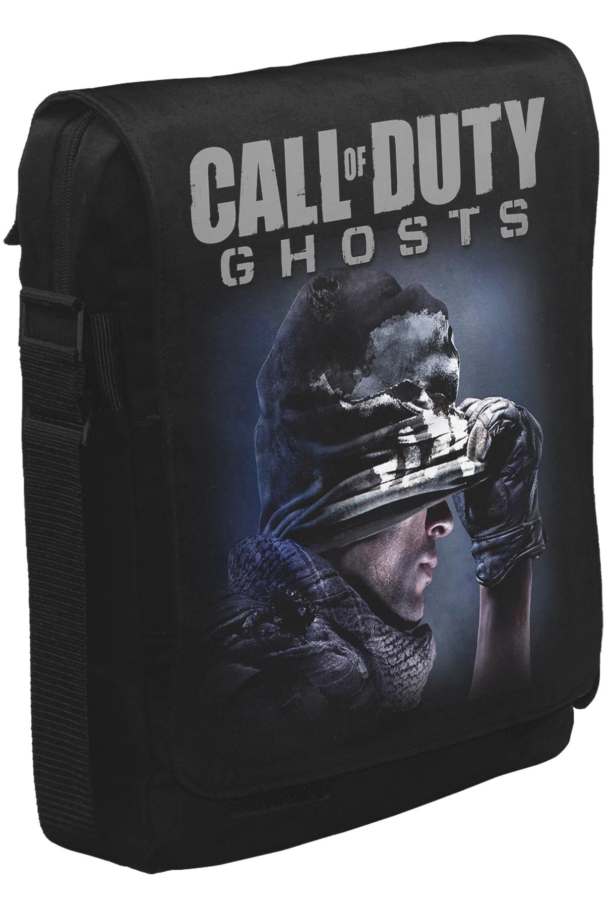 Call of Duty - Ghosts Unisex Siyah Postacı Çanta