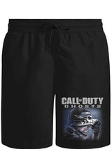 Call of Duty - Ghosts Unisex Siyah Şort