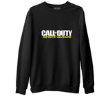 Call of Duty - Infinite Warfare Siyah Erkek Kalın Sweatshirt