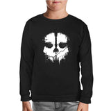 Call of Duty - Skull Siyah Çocuk Sweatshirt