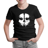 Call of Duty - Skull Siyah Çocuk Tshirt