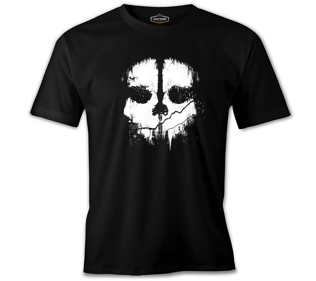 Call of Duty - Skull Siyah Erkek Tshirt