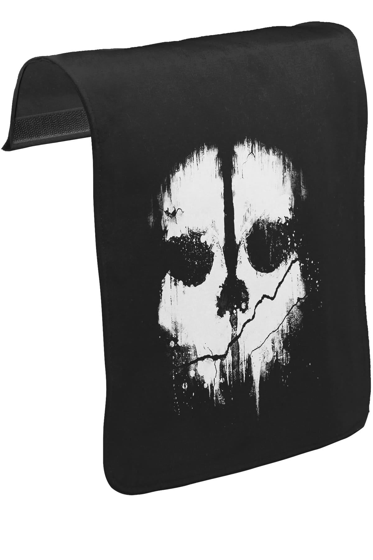 Call of Duty - Skull Unisex Siyah Tak-Çıkar Postacı Çanta Kapağı CK-257