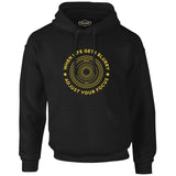 Camera Adjust Focus Black Men's Zipperless Hoodie