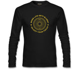 Camera Adjust Focus Siyah Erkek Sweatshirt