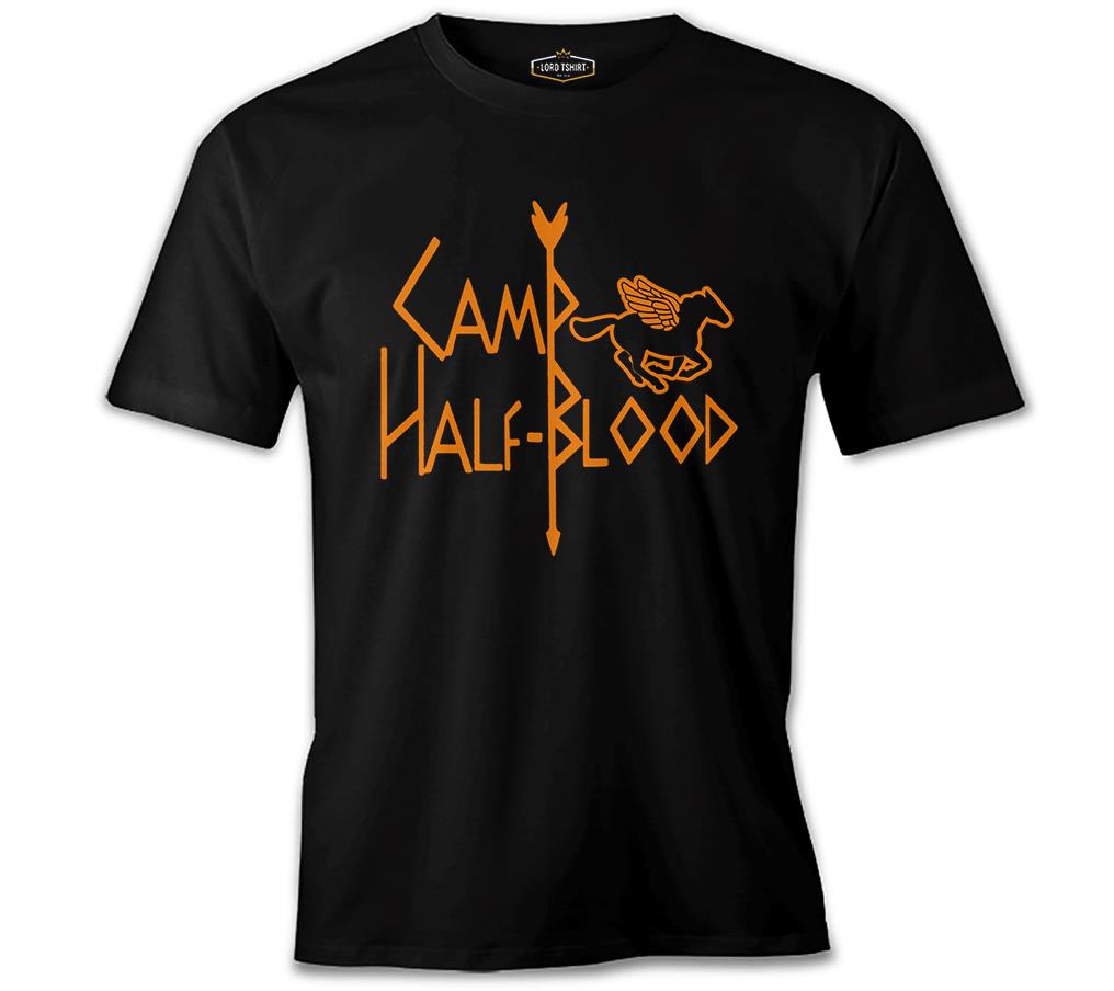 Camp Half-Blood Siyah Erkek Tshirt