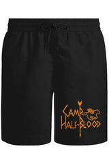 Camp Half-Blood Unisex Siyah Şort