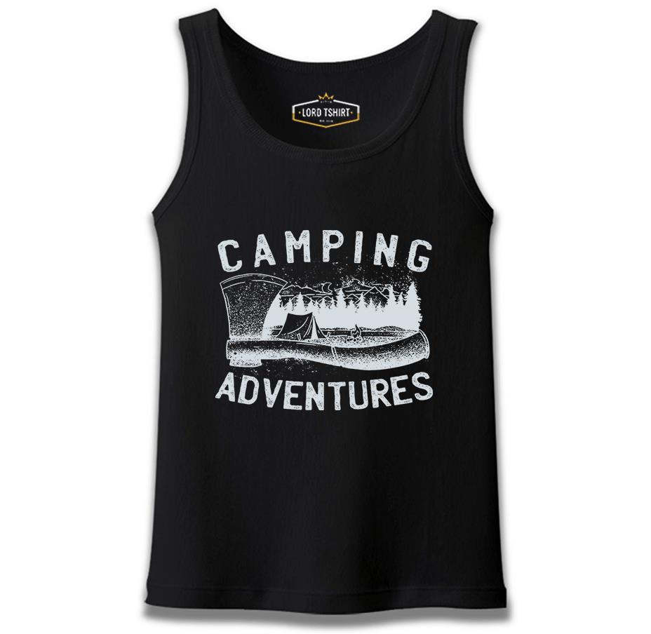 Camping Adventure Axe and Tent Siyah Erkek Atlet