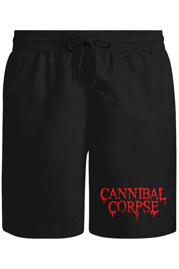 Cannibal Corpse Unisex Siyah Şort