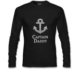 Captain Daddy 2 Siyah Erkek Sweatshirt