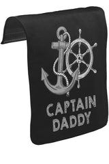Captain DaddyUnisex Siyah Tak-Çıkar Postacı Çanta Kapağı CK-991