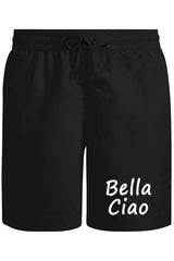 Casa de Papel - Bella Ciao Unisex Siyah Şort