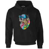 Catphone Music Black Men's Zipperless Hoodie