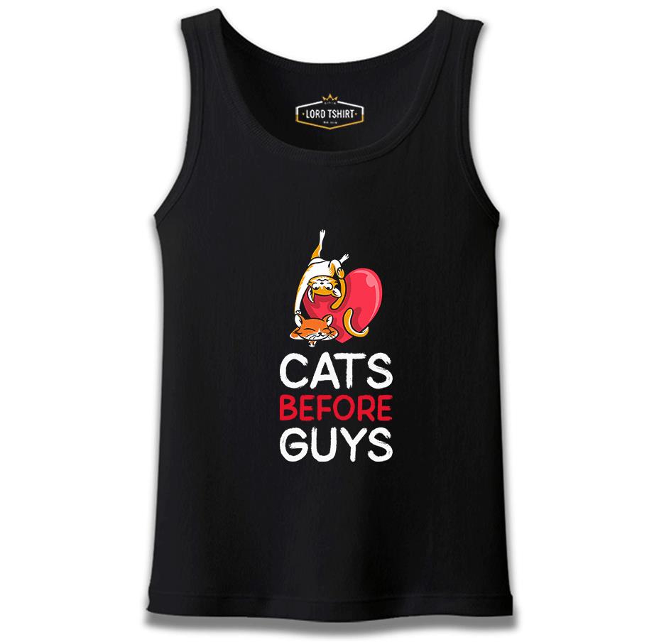 Cats Before Guys Siyah Erkek Atlet