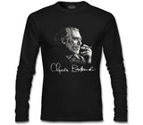 Charles Bukowski Siyah Erkek Sweatshirt
