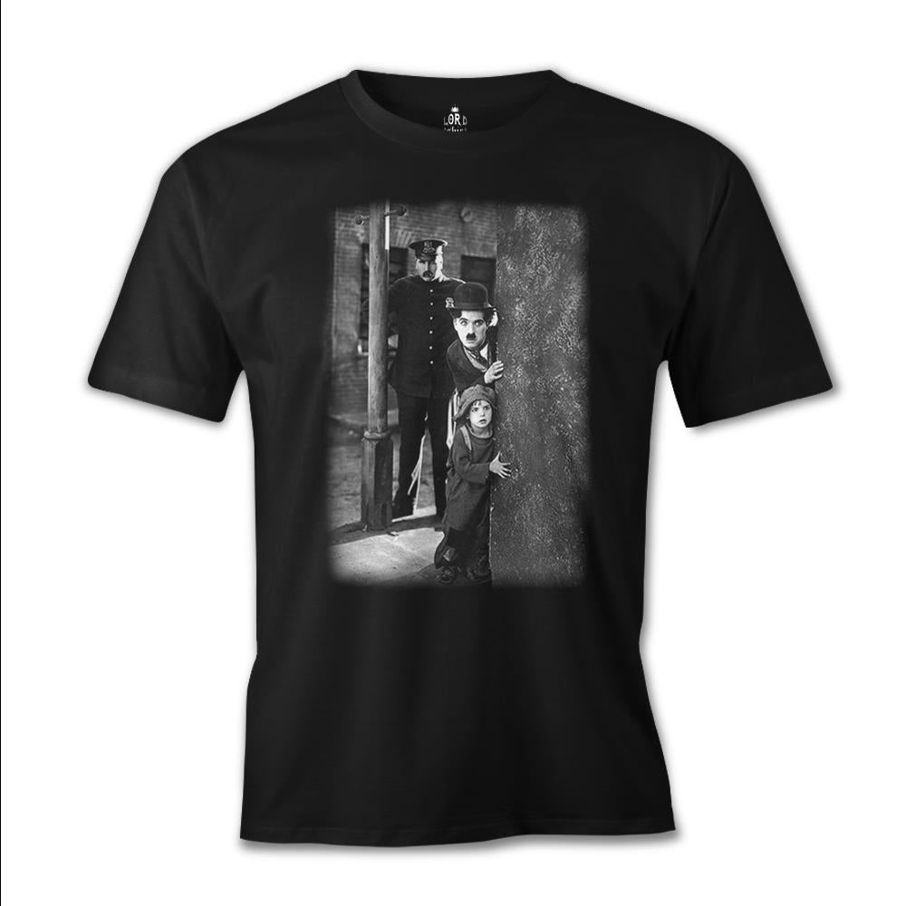 Charlie Chaplin Black Men's Tshirt