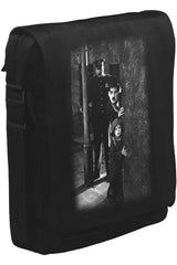 Charlie Chaplin Unisex Siyah Postacı Çanta