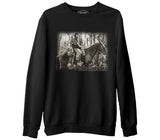 Che Guevara 1   Siyah Erkek Kalın Sweatshirt