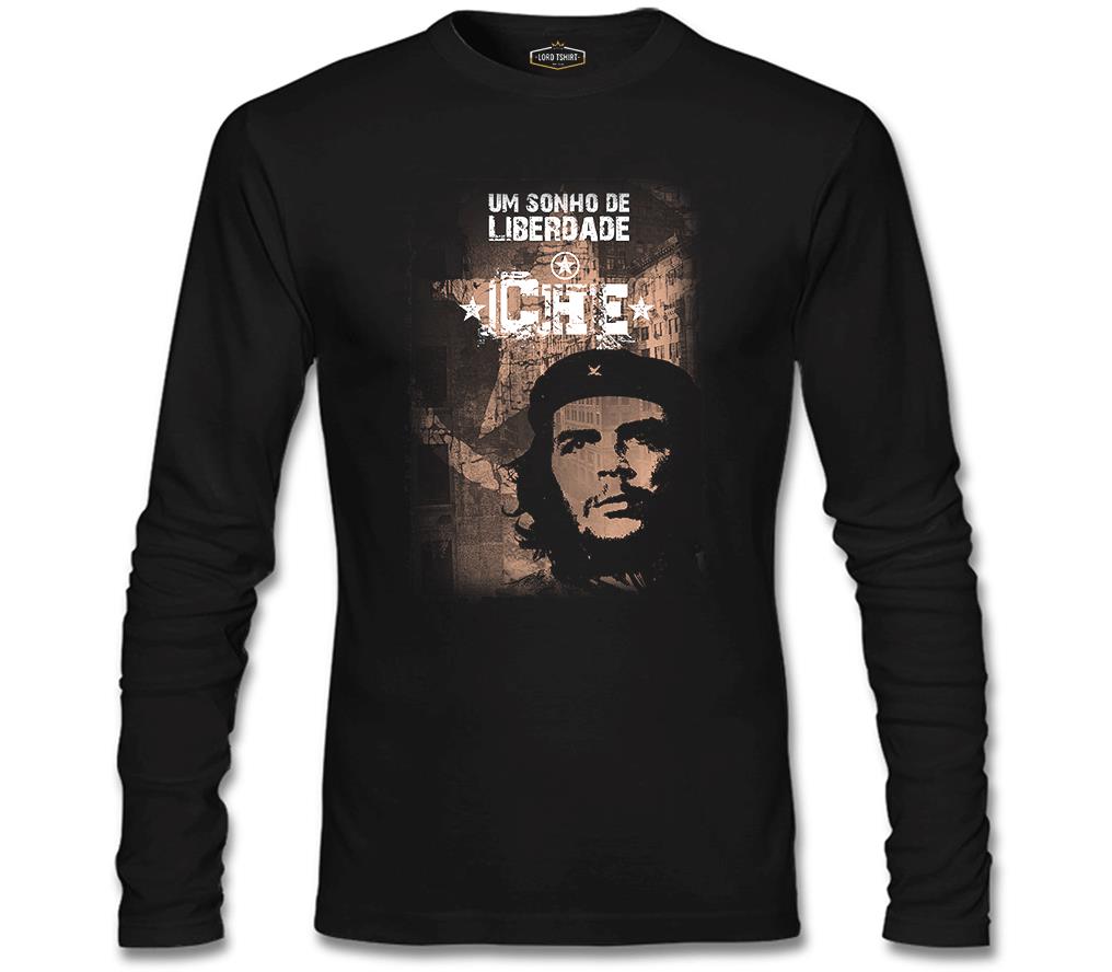 Che Guevara - City Siyah Erkek Sweatshirt