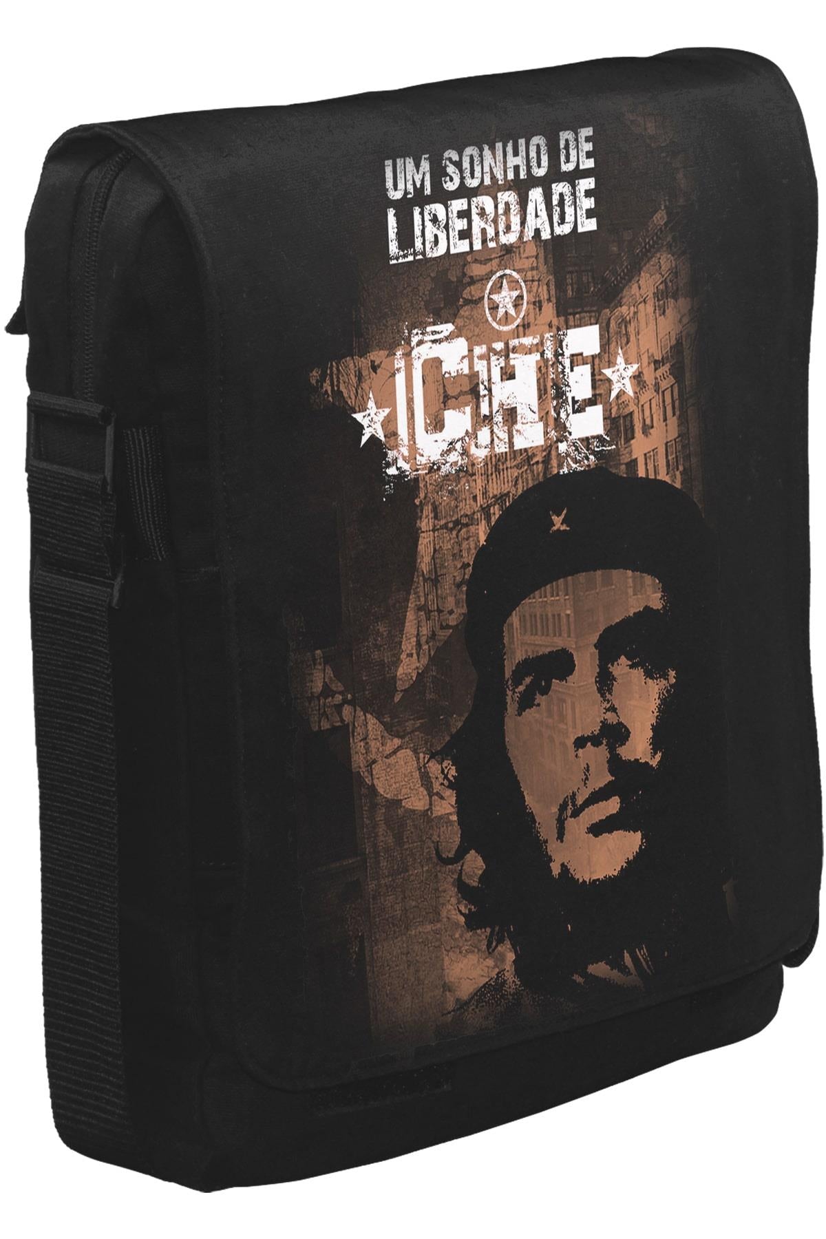 Che Guevara - City Unisex Siyah Postacı Çanta