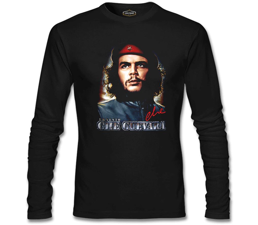 Che Guevara - Classic Siyah Erkek Sweatshirt