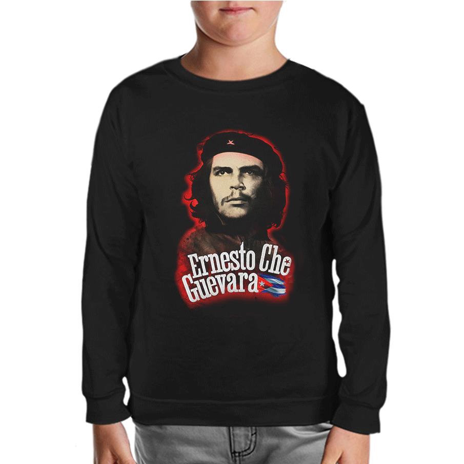 Che Guevara - Flag Black Kids Sweatshirt