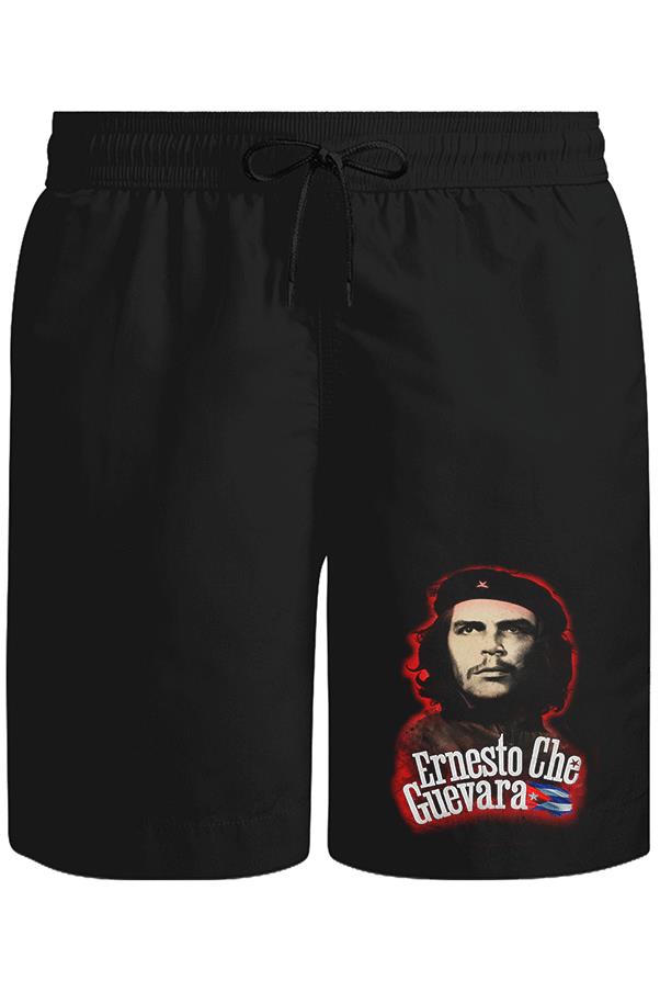 Che Guevara - Flag Unisex Siyah Şort