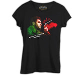 Che Guevara - Green Red Siyah Kadın Tshirt