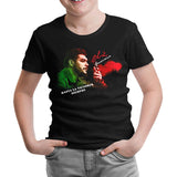Che Guevara - Green Red Siyah Çocuk Tshirt