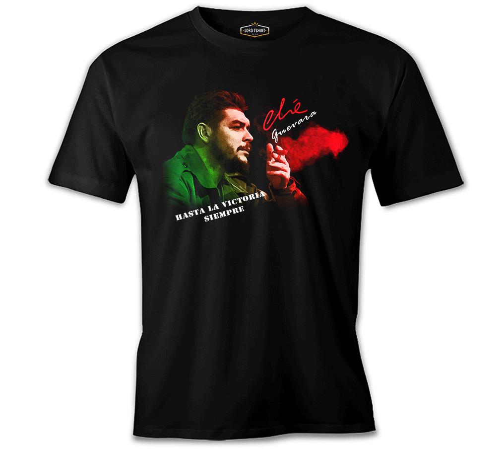 Che Guevara - Green Red Siyah Erkek Tshirt