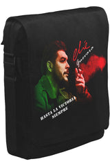 Che Guevara - Green Red Unisex Siyah Postacı Çanta