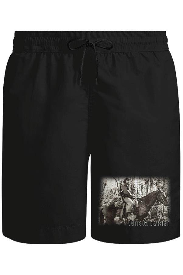 Che Guevara I Unisex Siyah Şort