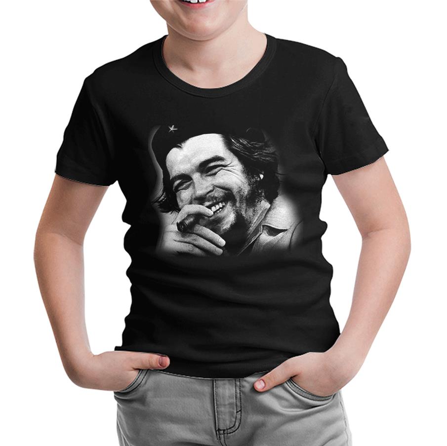 Che Guevara II Siyah Çocuk Tshirt