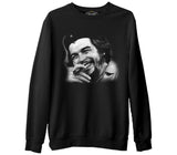 Che Guevara II  Siyah Erkek Kalın Sweatshirt