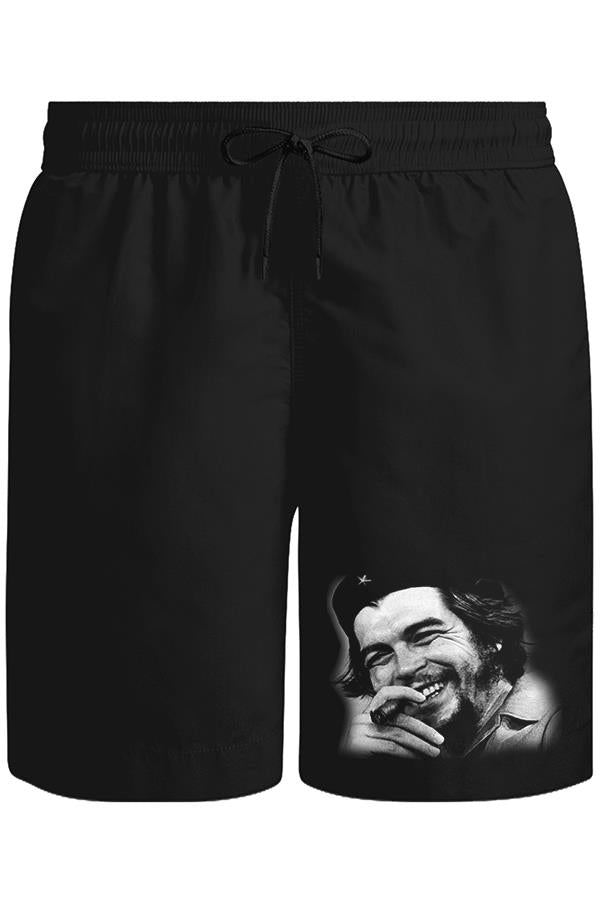 Che Guevara II Unisex Siyah Şort