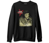 Che Guevara - Puro  Siyah Erkek Kalın Sweatshirt