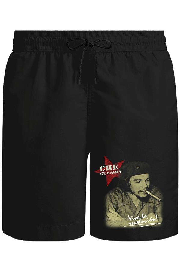 Che Guevara - Puro Unisex Siyah Şort