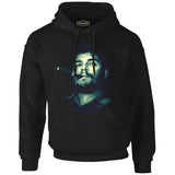 Che Guevara - Smoke 2 Siyah Erkek Fermuarsız Kapşonlu