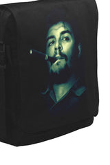 Che Guevara - Smoke II Unisex Siyah Postacı Çanta