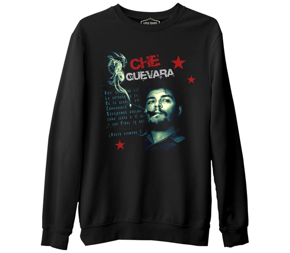Che Guevara - Smoke Black Men's Thick Sweatshirt