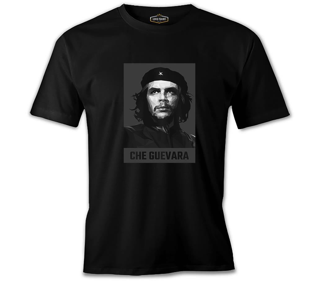 Che Guevara - The Black Portrait Siyah Erkek Tshirt