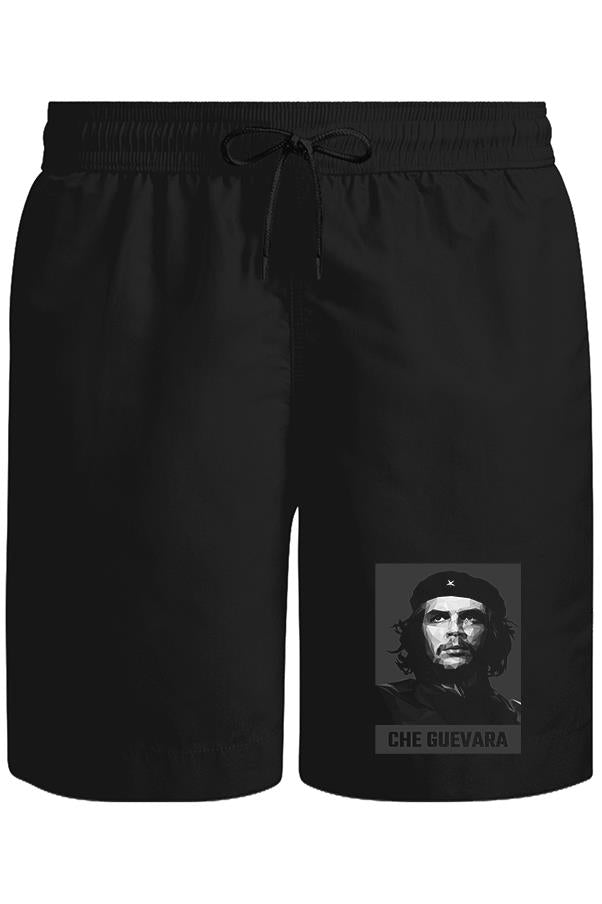 Che Guevara - The Black Portrait Unisex Siyah Şort