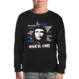 Che Guevara - Viva Black Kids Sweatshirt